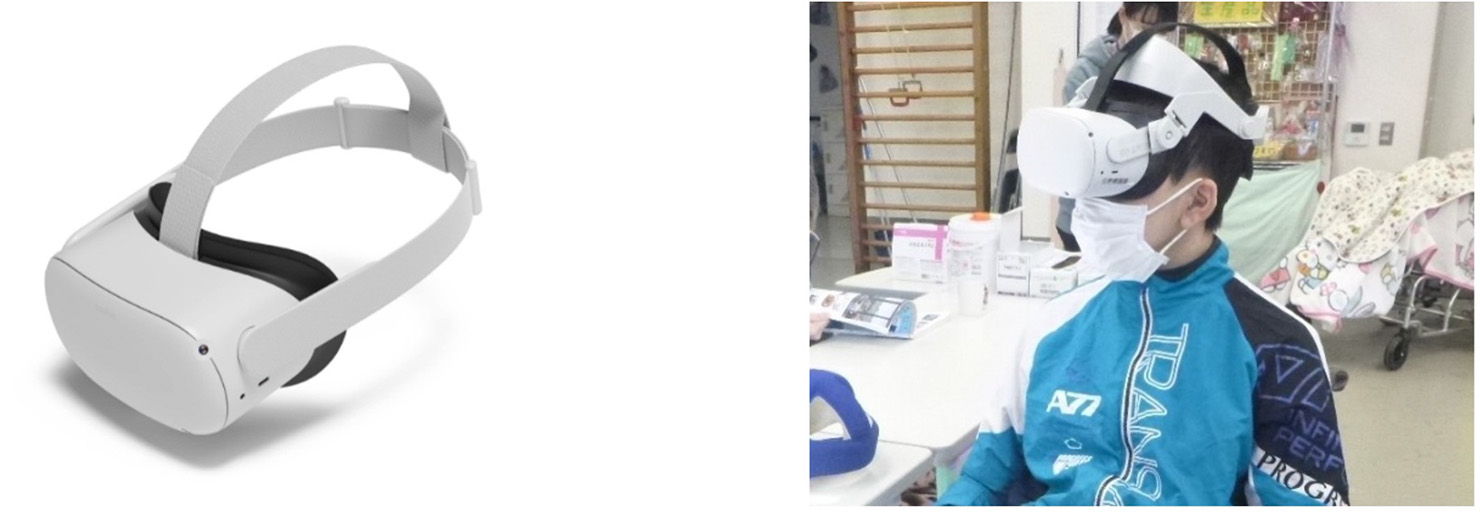 ヴァーチャルリアリティ機器, 使用する様子