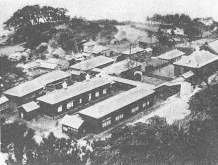 震災復旧後の学園の全景