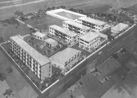 那古学園全景(昭和53年)