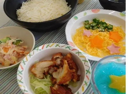 七夕の行事食の写真