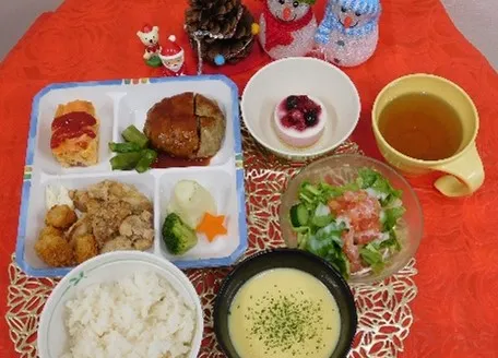 クリスマスの行事食の写真