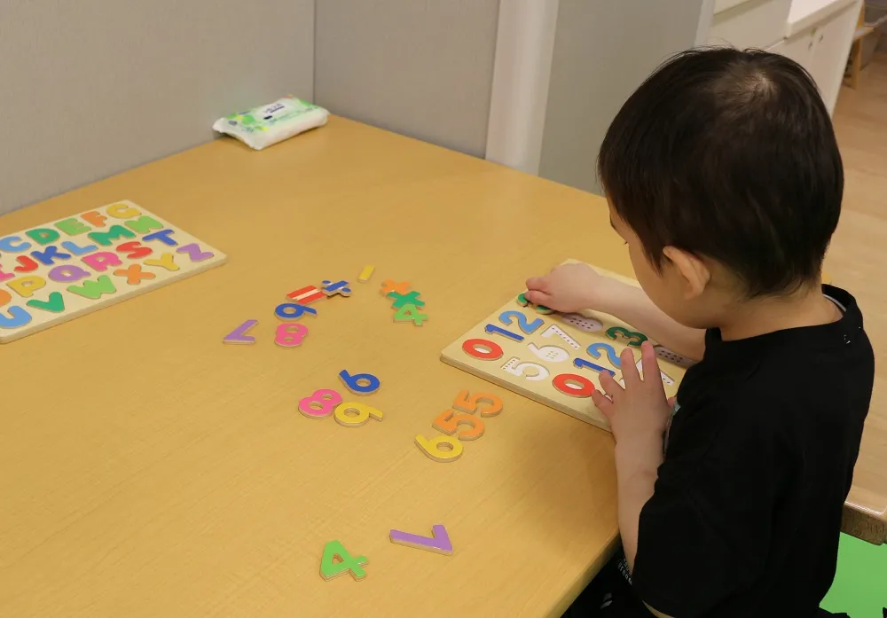 工作している様子