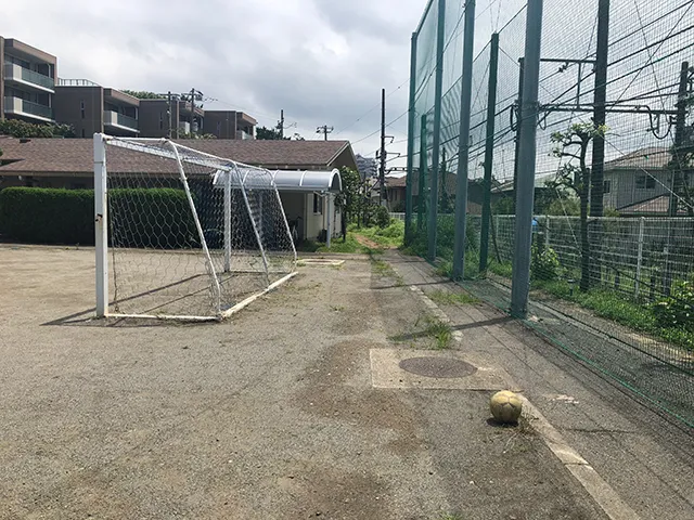 サッカーゴールの写真