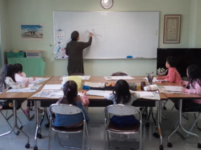 絵画学習の様子