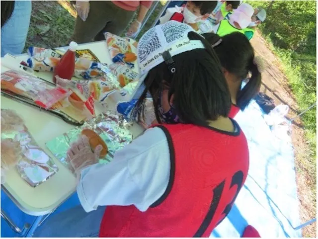 デイキャンプの写真