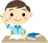 宿題のイラスト