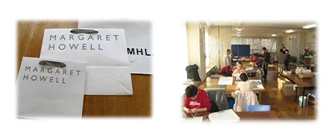 紙加工班の作品の写真