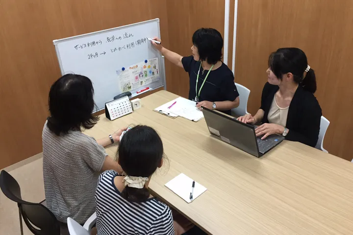 相談の様子の写真