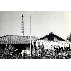 浴室の煙突と洗濯室